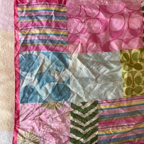 Vintage Coach Patchwork Scarve - Picture 14 of 15